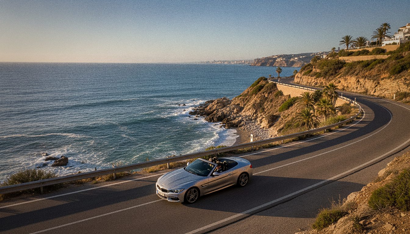 Driving the Costa del Sol with a no-deposit rental car from Málaga